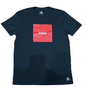 NWT Swag black and red  unisex tee shirt Size L